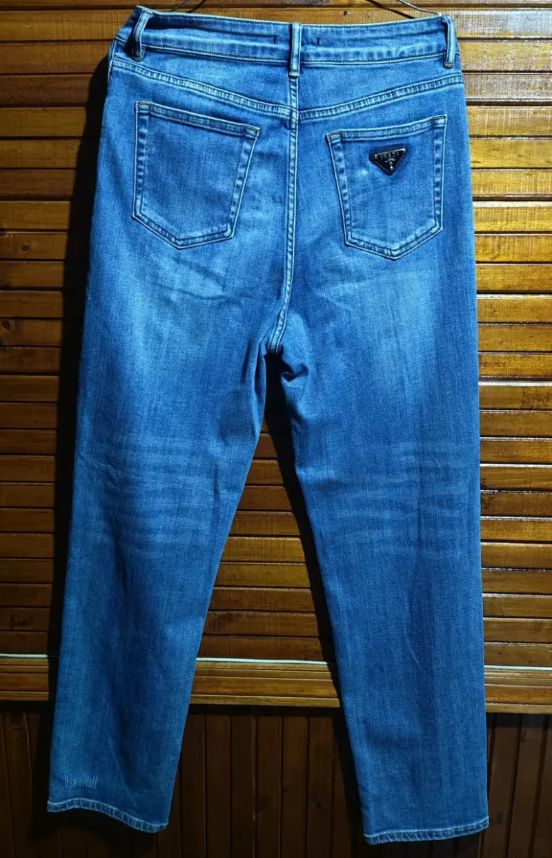 Jeans de mezclilla azul para mujer Prada 36/38 - 2