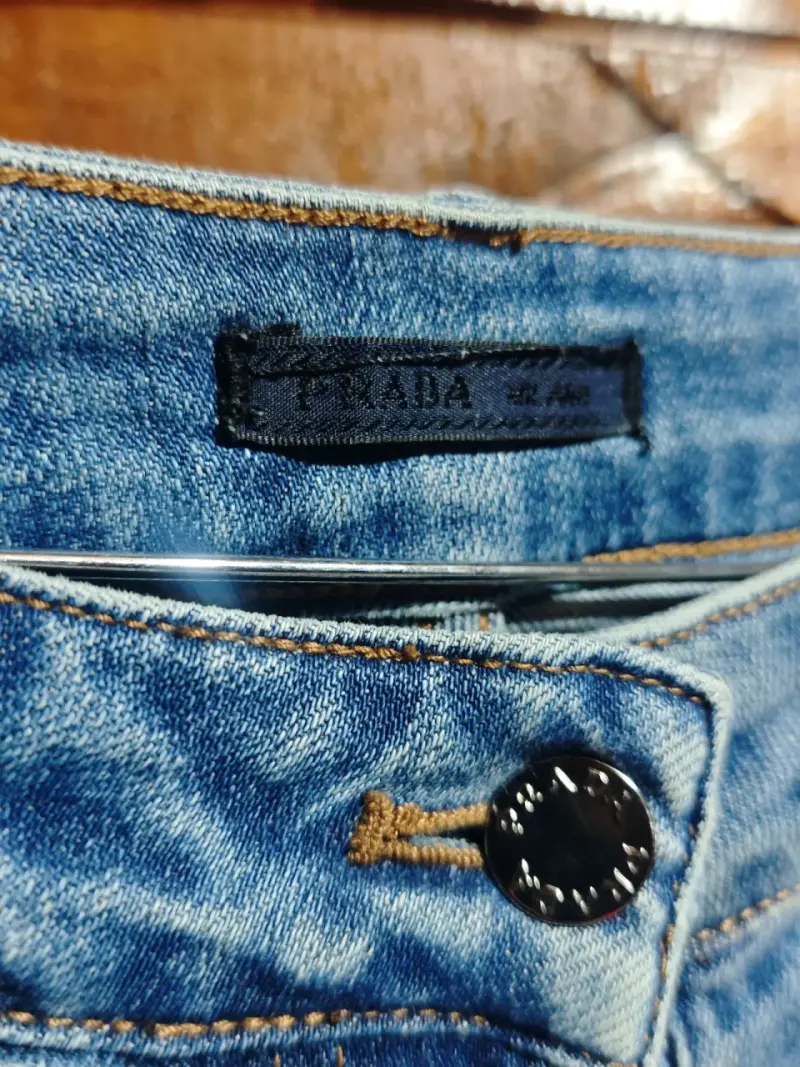Jeans de mezclilla azul para mujer Prada 36/38 - 6