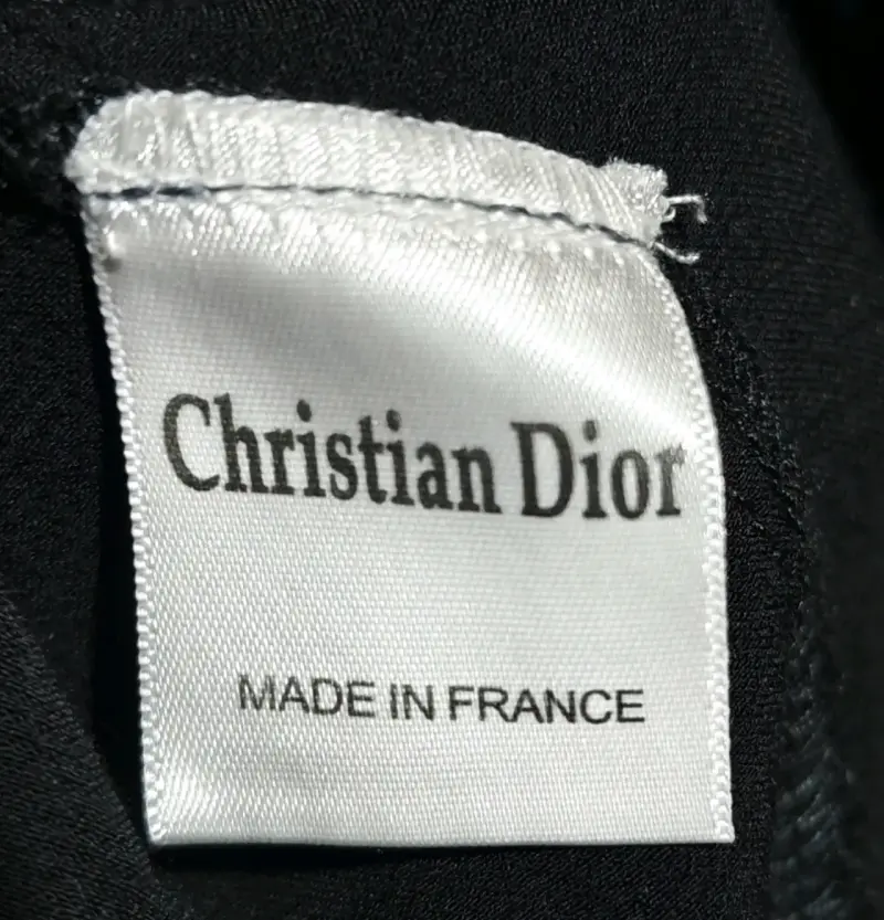 Blusa negra elegante con detalles brillantes dior - 6
