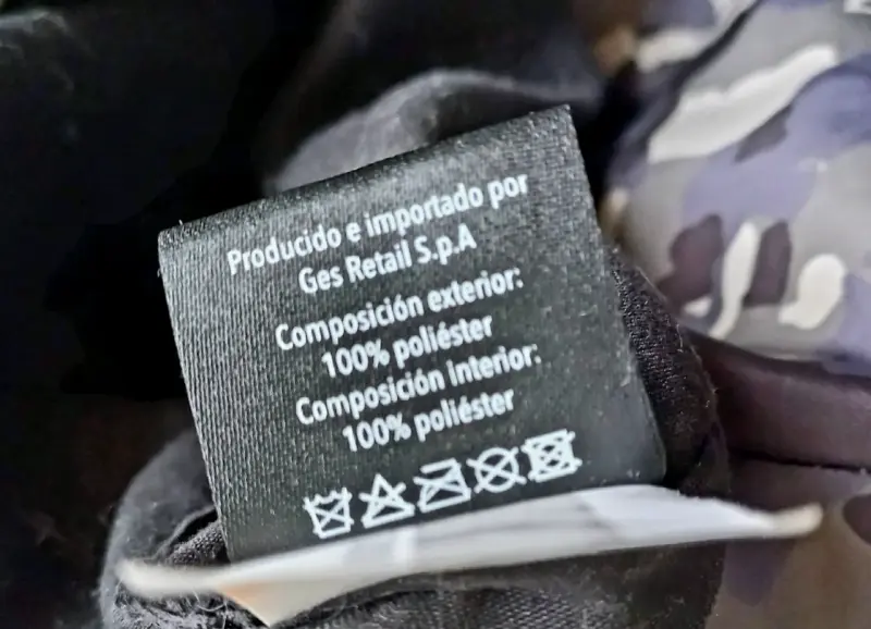 Bolso tote camuflaje asas negras Marca ID London - 4