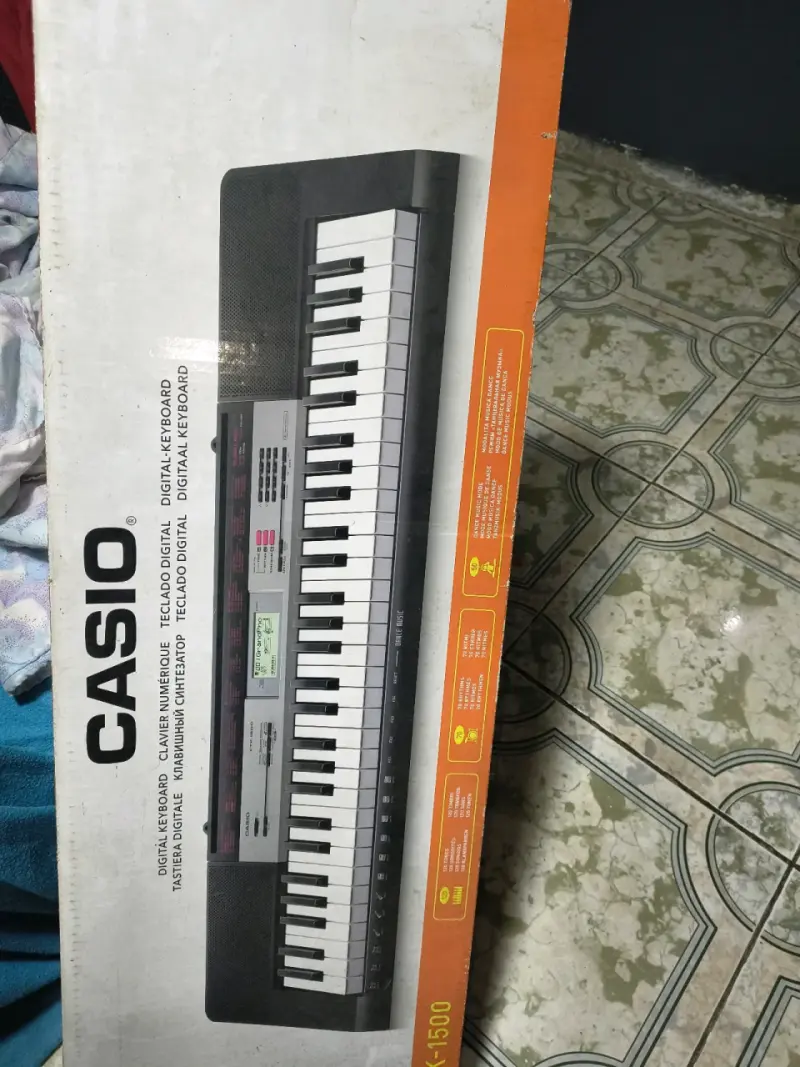 Teclado Casio CTK-1500 + Funda + Atrio - 2
