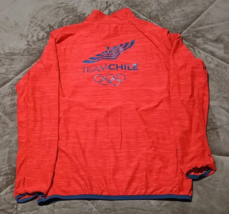 Polerón Deportivo Rojo New Balance selección chile - 2