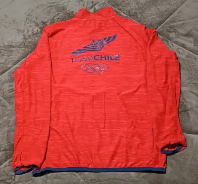 Polerón Deportivo Rojo New Balance selección chile - miniatura 2