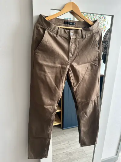 Pantalones de hombre marrones Krow - miniatura 1