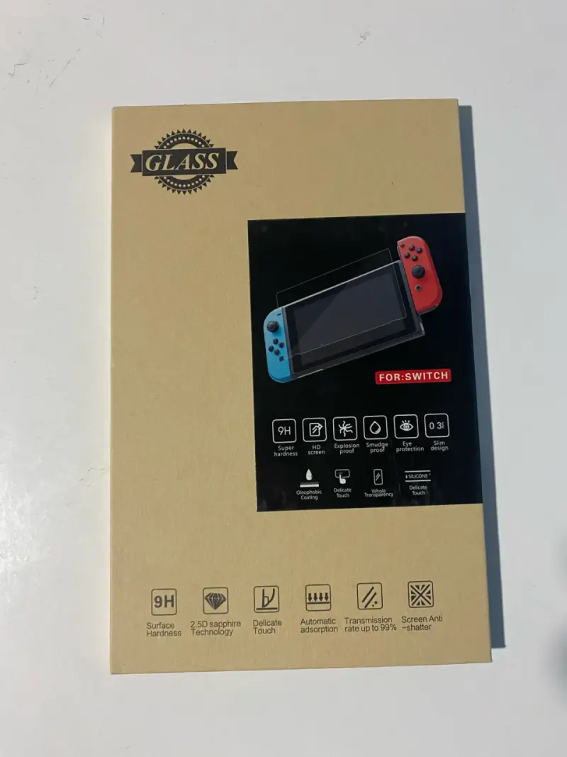Protector de Pantalla de Vidrio Templado para Nintendo Switch