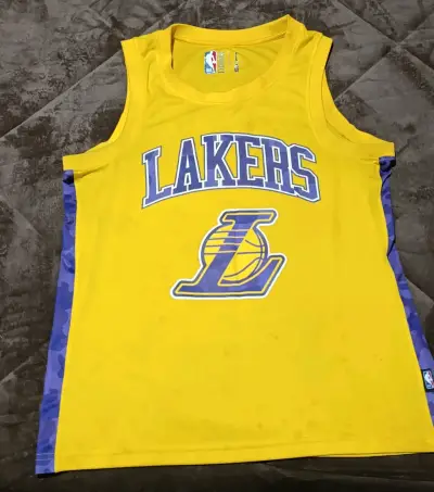 Camiseta sin mangas Lakers NBA amarilla - miniatura 1