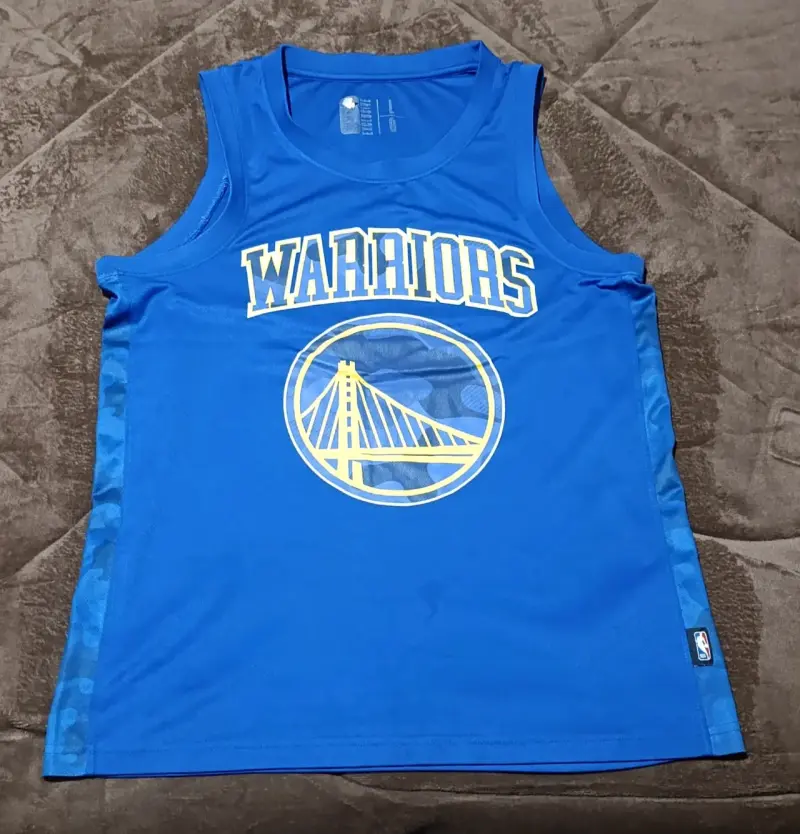 Camiseta sin mangas Warriors azul - 1
