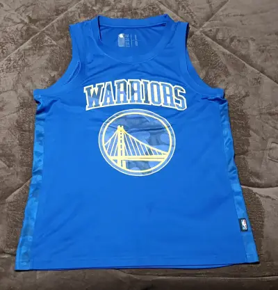 Camiseta sin mangas Warriors azul - miniatura 1