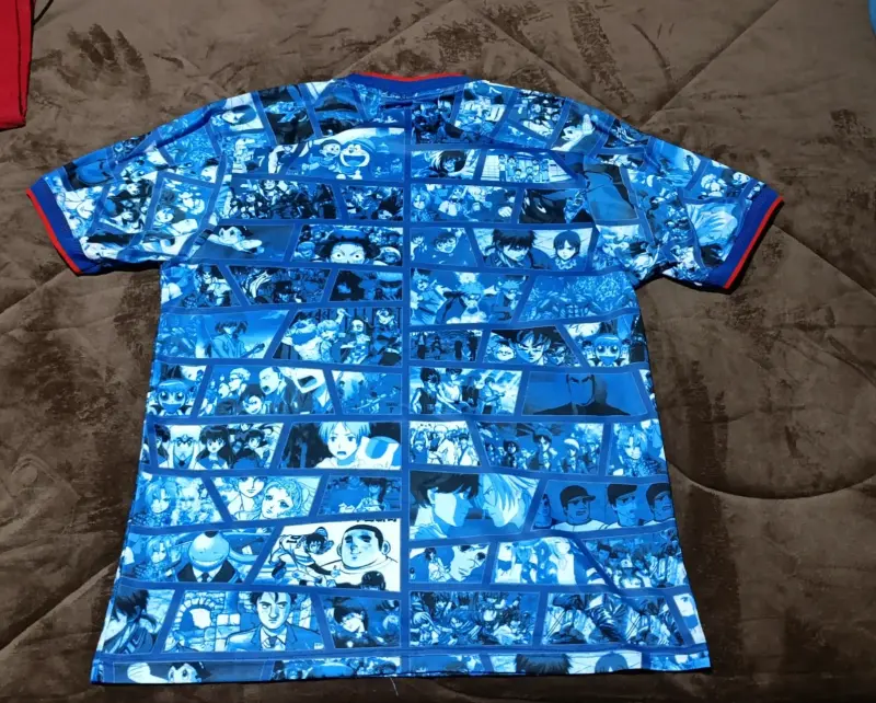 Camiseta Adidas Japón Anime Azul - 2