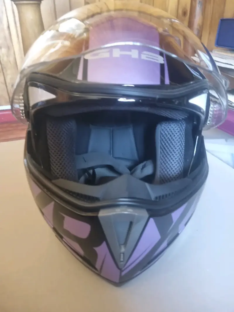 Casco de moto femenino talla s - 3