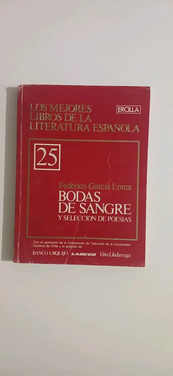 Libro 'Bodas de Sangre' de Federico García Lorca - 1