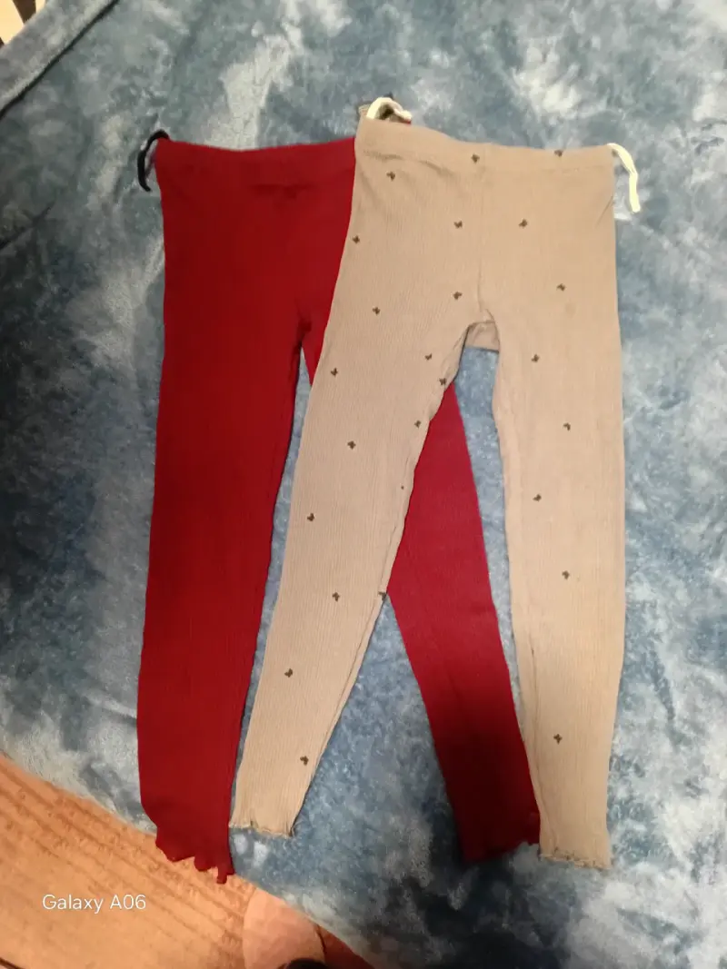 Lote de leggings para niñas en varios colores y estampados - 2