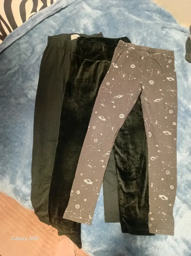 Lote de leggings para niñas en varios colores y estampados - 3