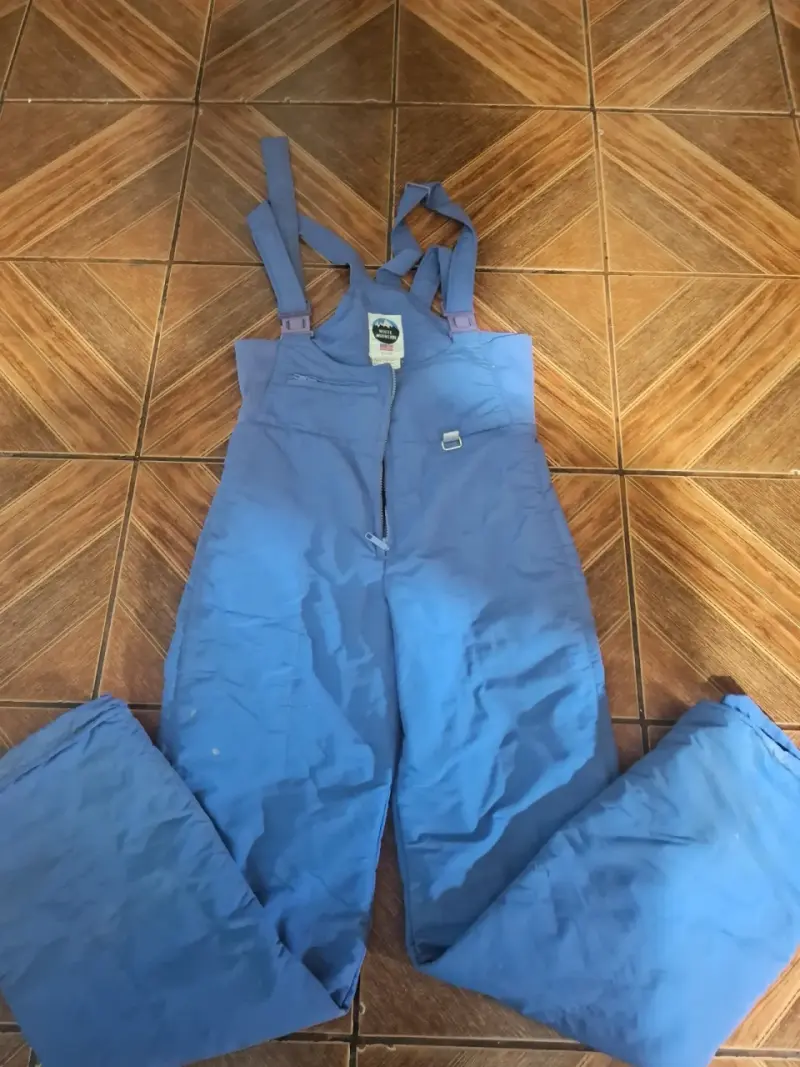 Pantalones de nieve azul para esquí - 1