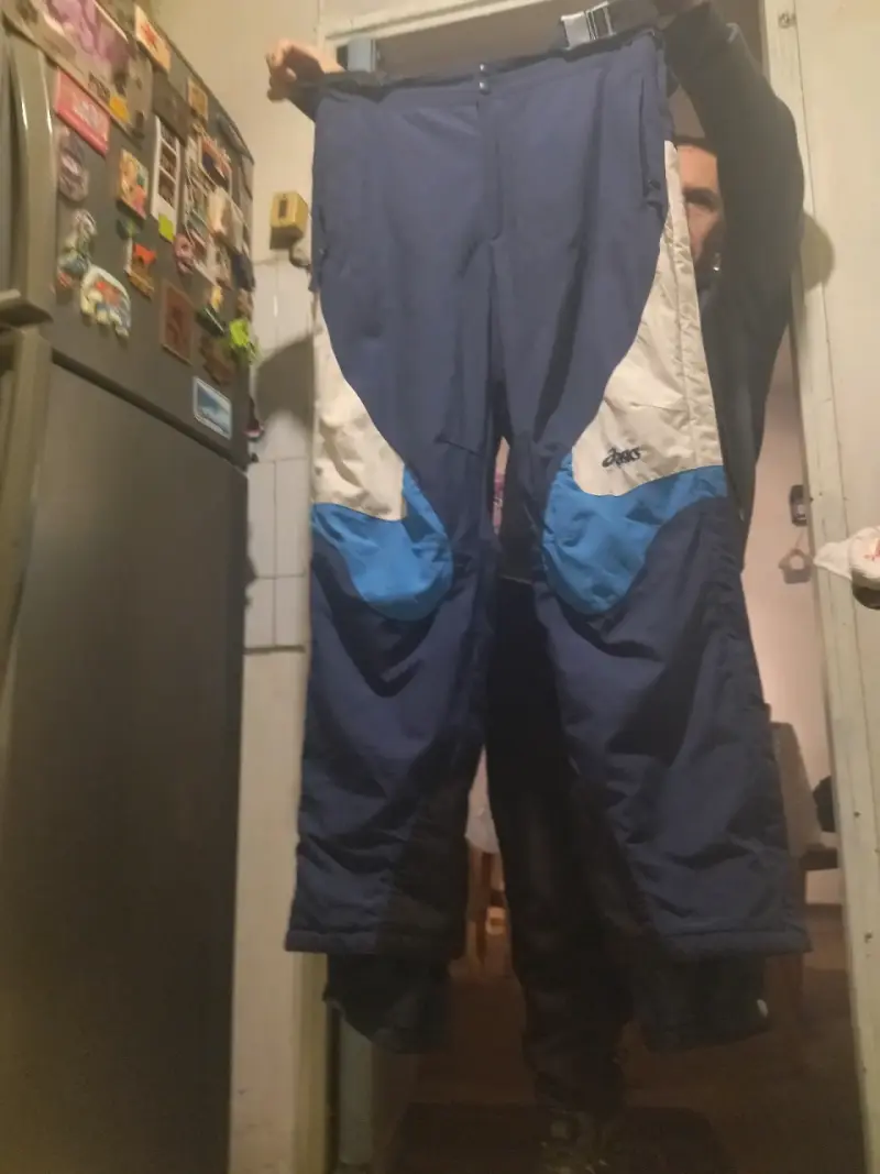 Pantalones de esquí azules para hombre - 1