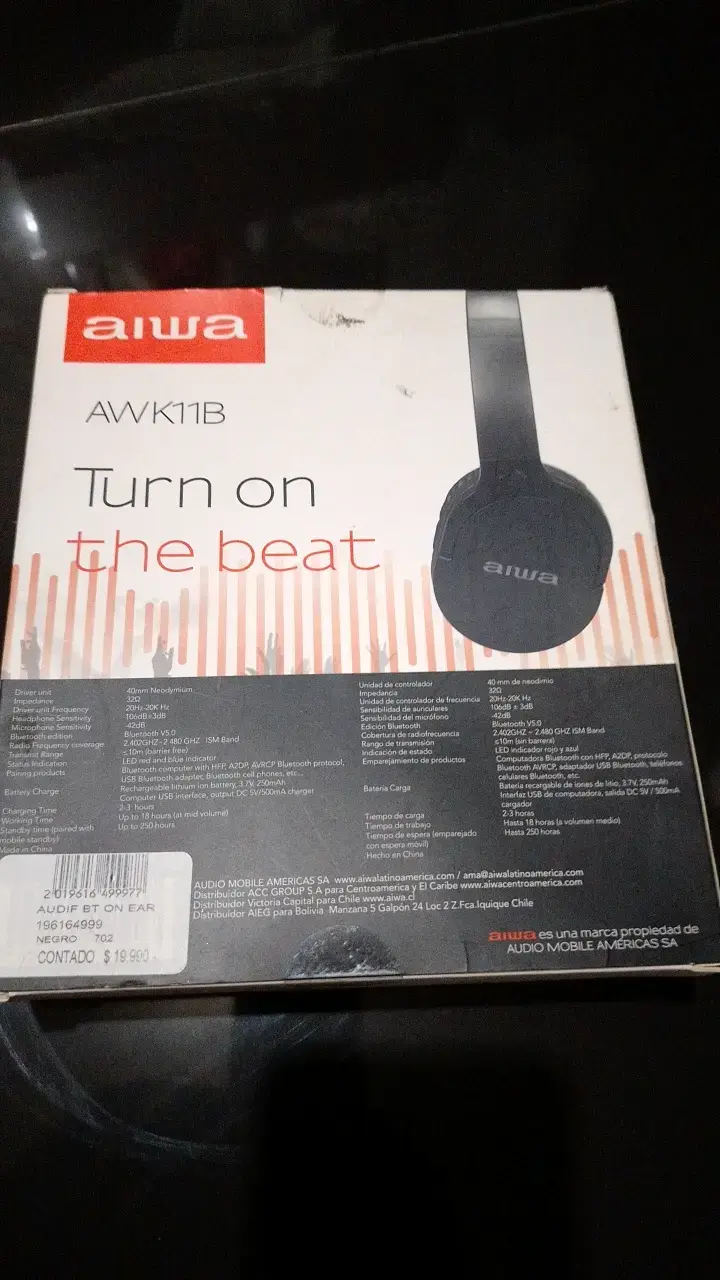 Audífonos Bluetooth Aiwa con sonido envolvente - 2