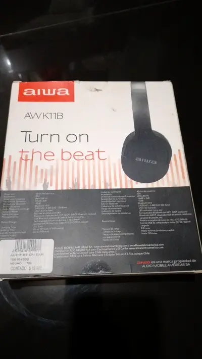 Audífonos Bluetooth Aiwa con sonido envolvente - miniatura 2