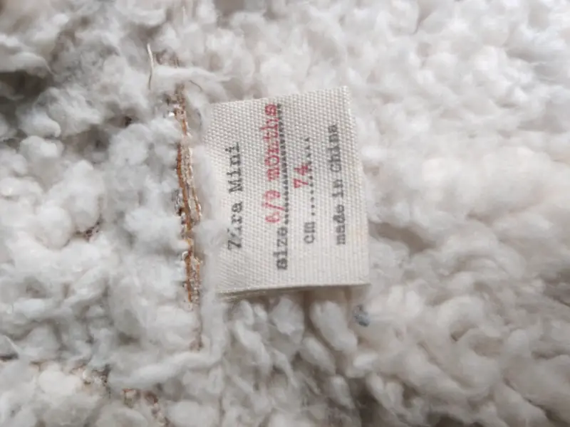 Abrigo infantil con capucha orejas Zara Mini - 3