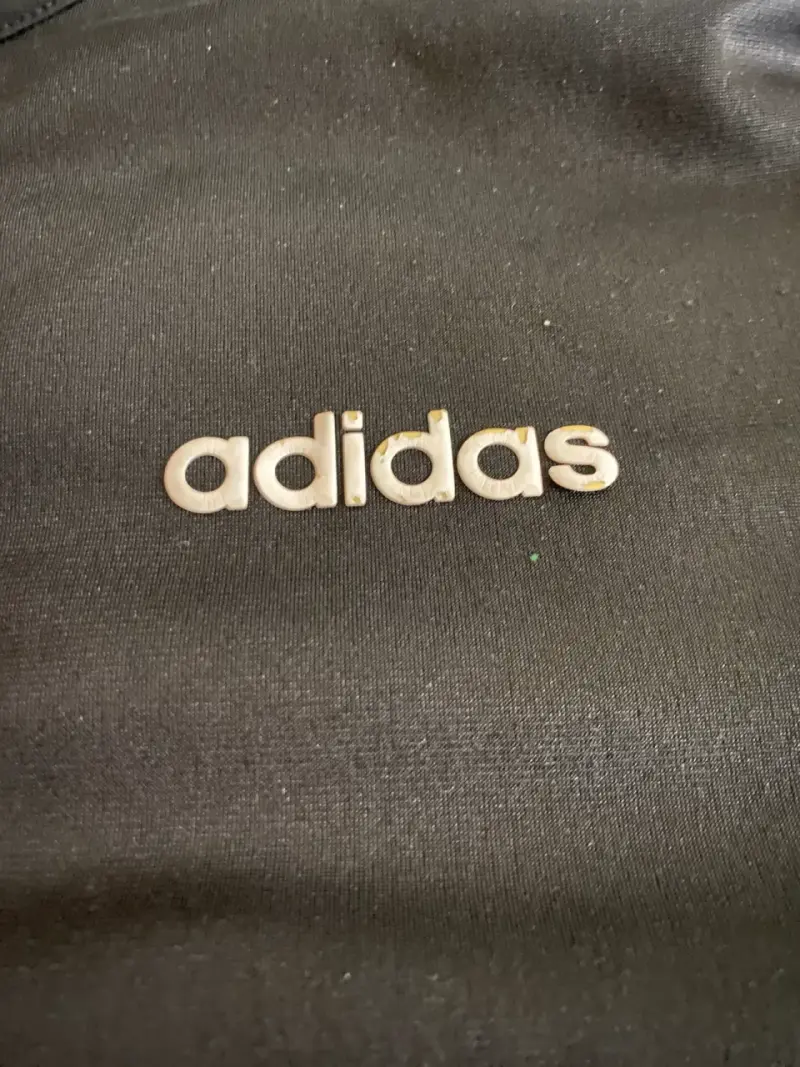 Chaqueta deportiva negra Adidas con rayas - 3