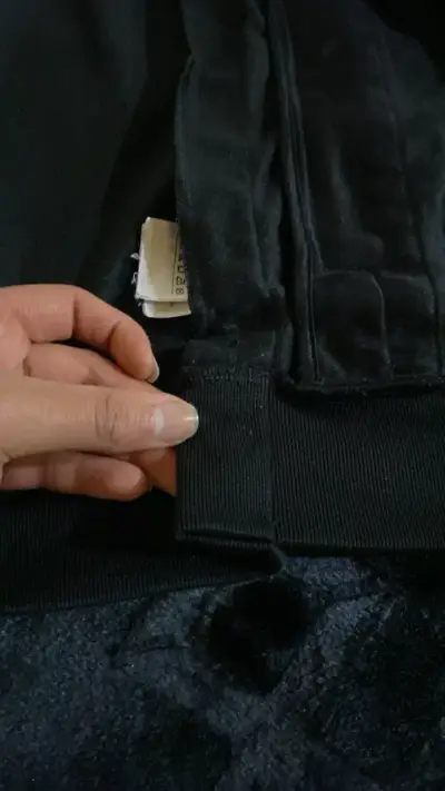 Chaqueta deportiva negra Adidas con rayas - miniatura 4