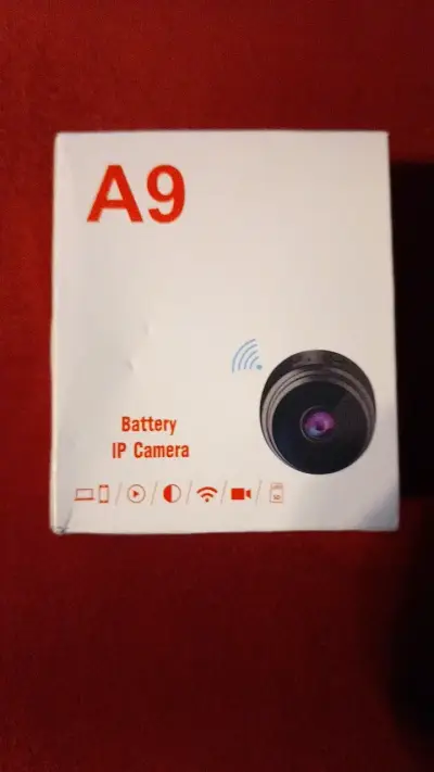 Cámara IP Inalámbrica A9 color blanco con Batería - miniatura 1
