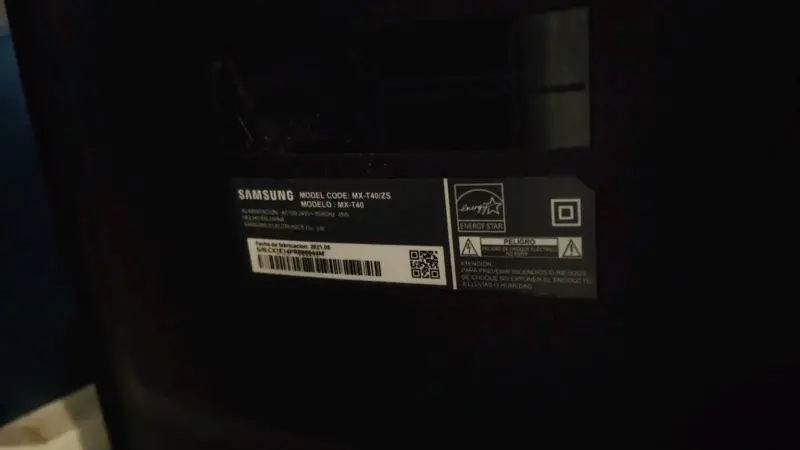 Parlante Samsung MX-T40 - 5
