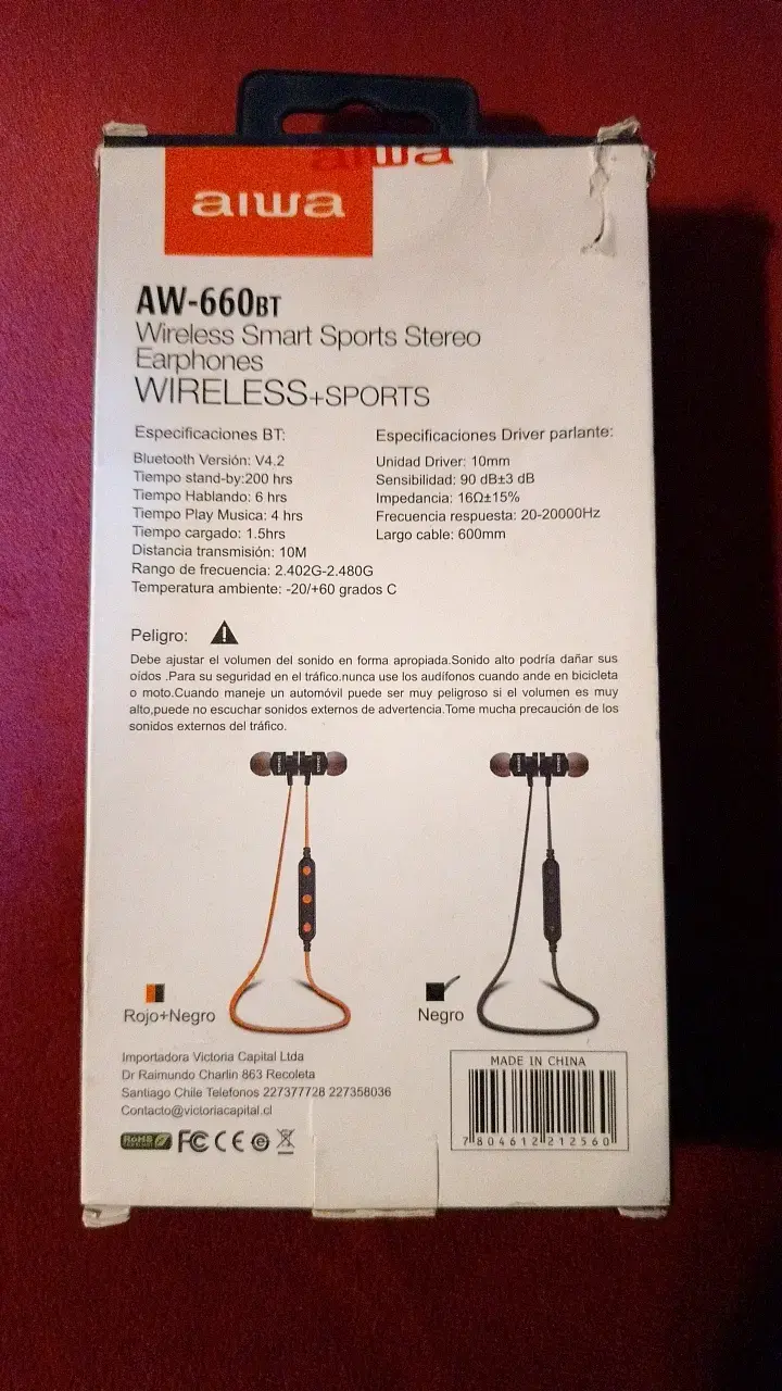 Auriculares deportivos inalámbricos Aiwa AW-660BT - 2