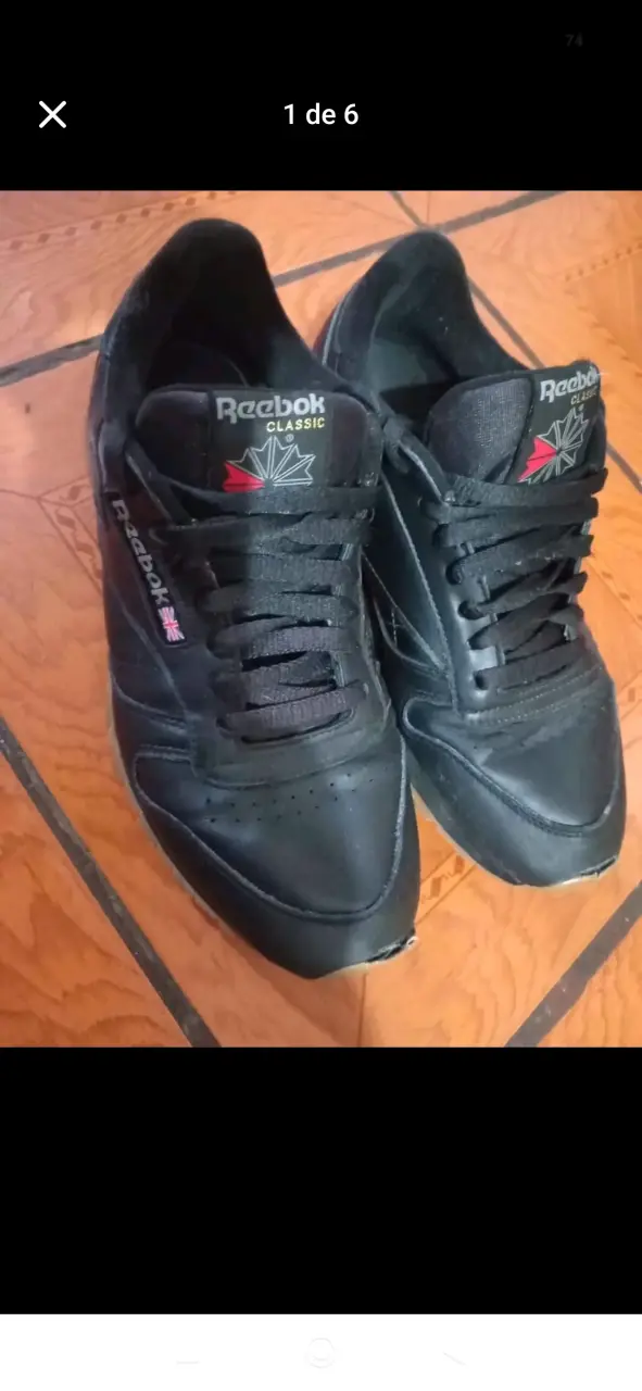 Zapatillas Reebok Classic negras para unisex