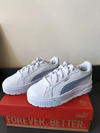Zapatillas deportivas blancas Puma para mujer - miniatura 1