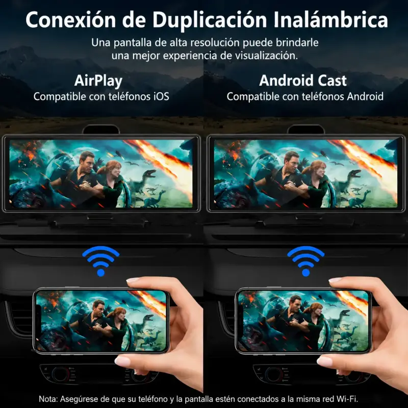 Pantalla 10,26” cámara frontal y reversa Carplay - 6