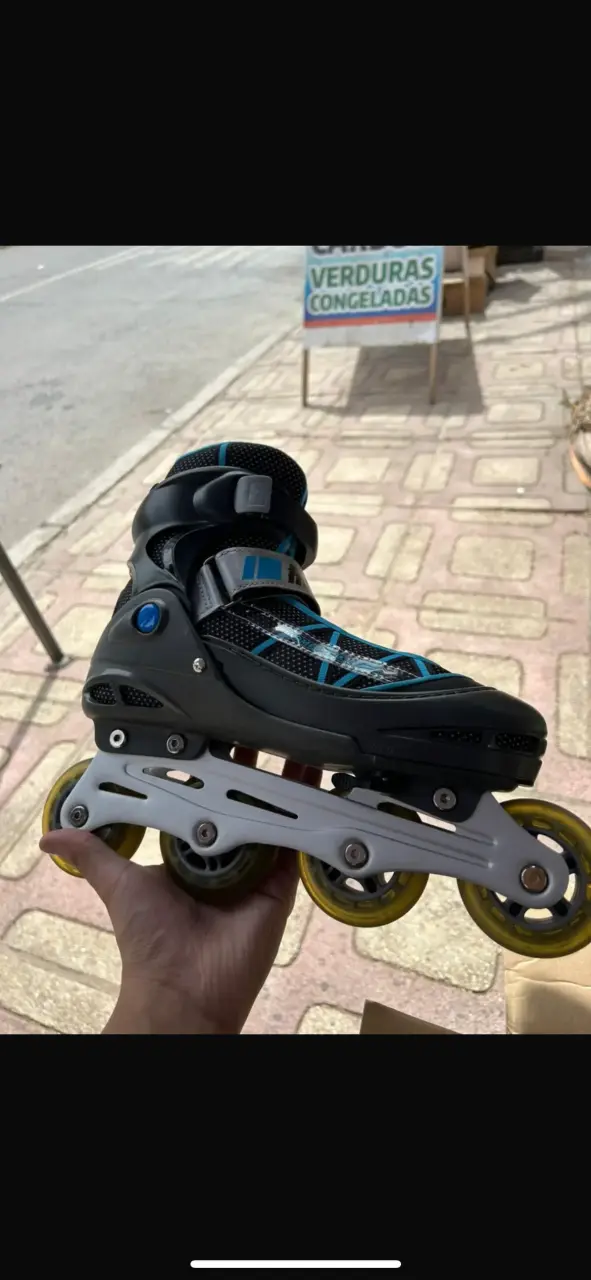 Patines en línea Rider Skates negros y azu - 3