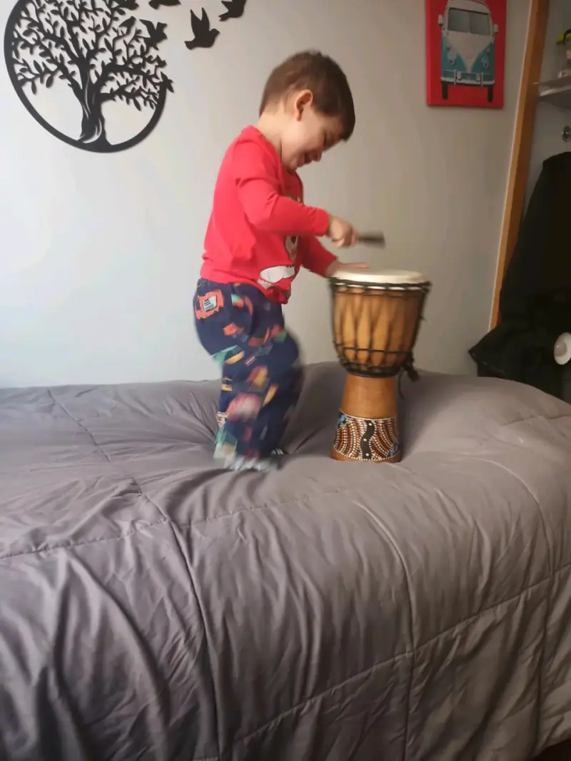 Tambor africano djembe para niños