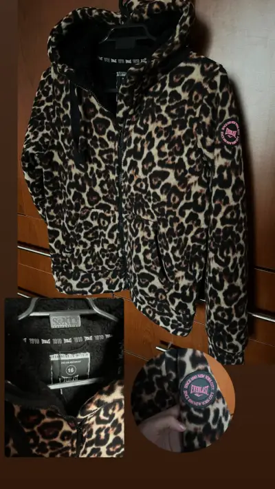 Chaqueta con capucha de leopardo Everlast - miniatura 1