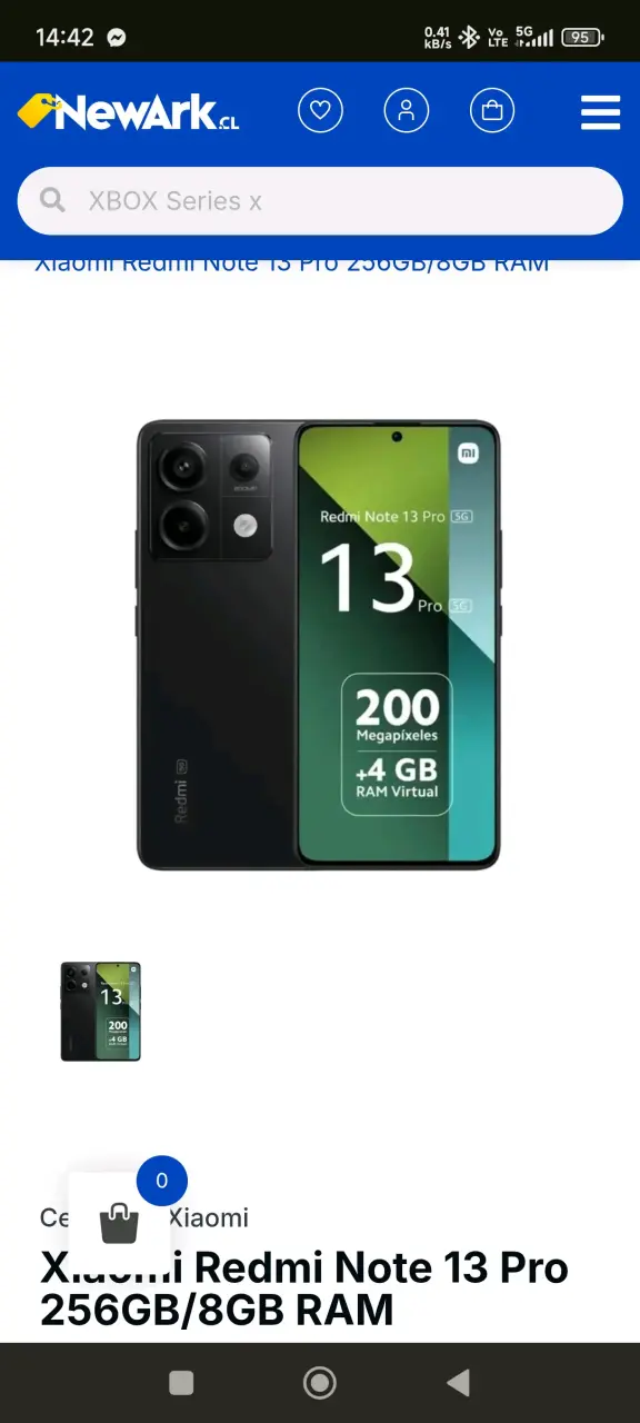 Xiaomi Redmi Note 13 Pro 256GB/8GB RAM Negro - 1