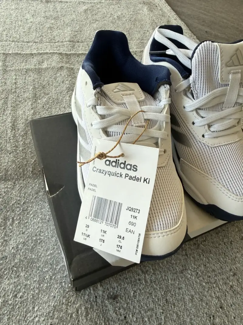 Zapatillas Adidas Crazyquick Padel Blancas - 1