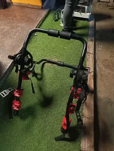 Soporte para bicicleta ajustable rojo - miniatura 4
