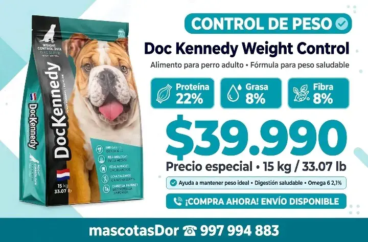 Alimento para perro adulto Doc Kennedy Weight Control 15 kg - 1