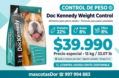 Alimento para perro adulto Doc Kennedy Weight Control 15 kg - miniatura 1