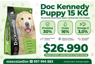 Alimento para cachorros Doc Kennedy Puppy 15 KG - miniatura 1