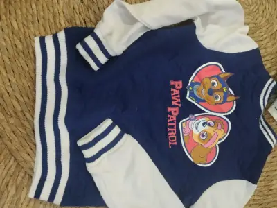 Polerón infantil Paw Patrol azul y blanco - miniatura 1