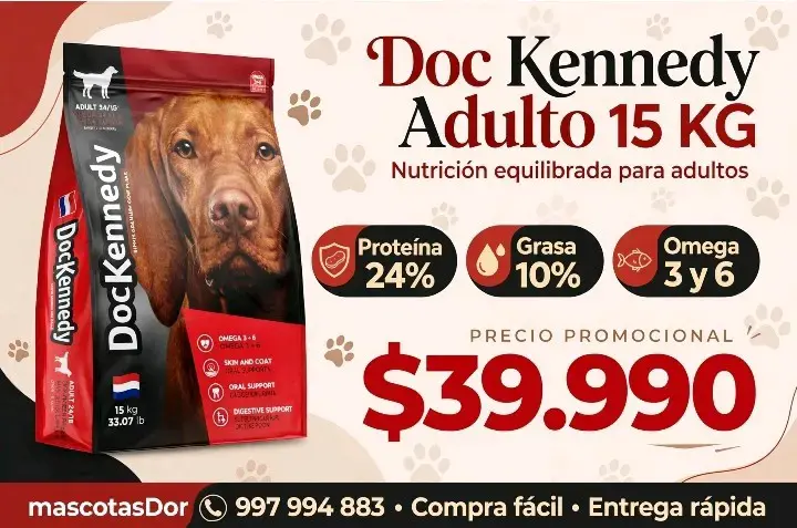 Alimento para Perros Doc Kennedy Adulto 15 kg - 1