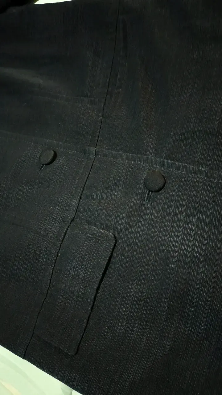 Abrigo negro elegante para mujer - 5