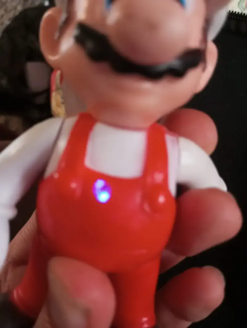 Pack 2 Figuras Mario Bros (Mario Fuego con Luz + M - 2