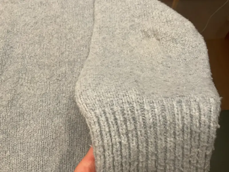 Suéter celeste/gris Zara mujer - 3