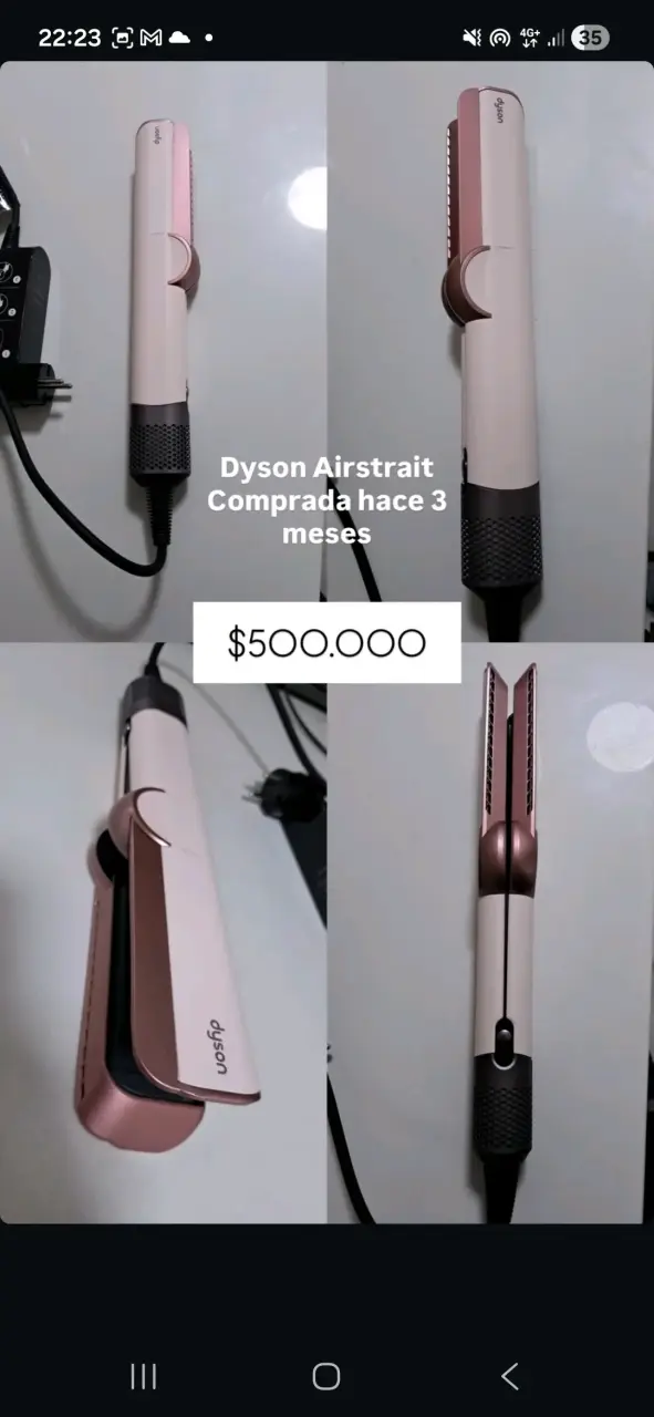 Plancha de Pelo Dyson Airstrait en Perfecto Estado