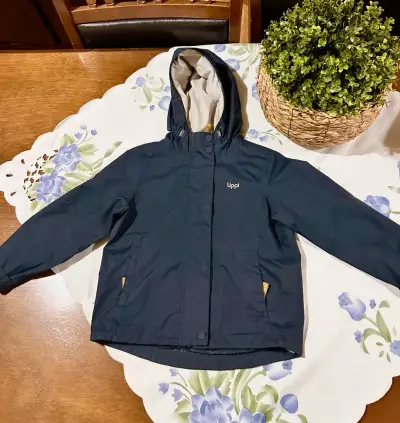 Chaqueta infantil Lippi azul con capucha - miniatura 2