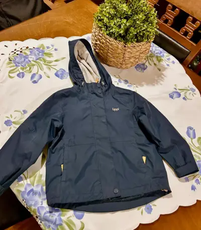 Chaqueta infantil Lippi azul con capucha - miniatura 4