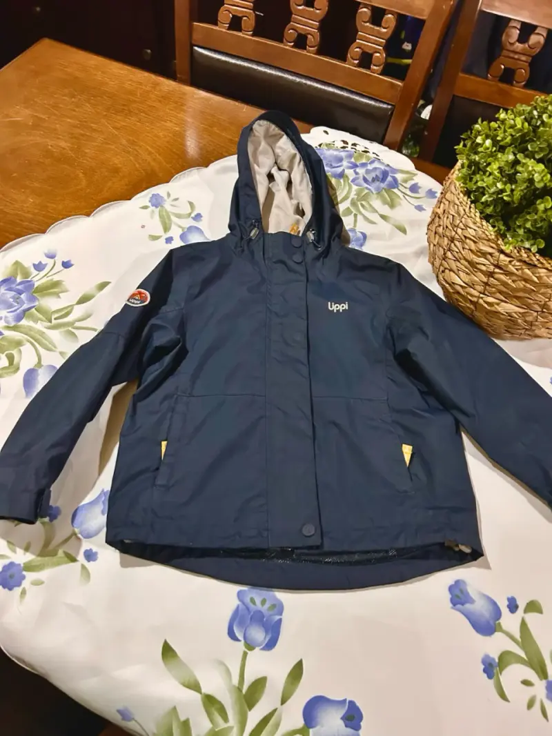 Chaqueta infantil Lippi azul con capucha - 5