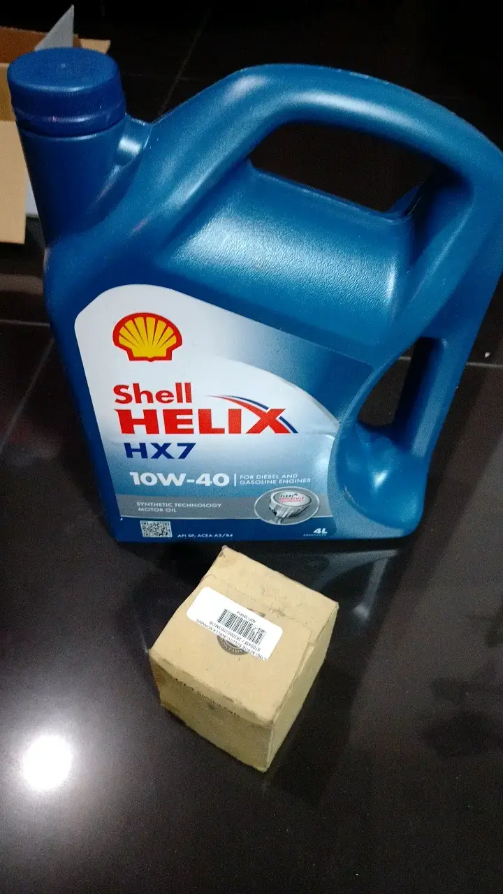 kit filtro+aceite Shell Helix HX7 10W-40 4L - 1