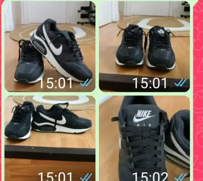 Zapatillas deportivas Nike Air negras para hombre - miniatura 1